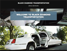 Tablet Screenshot of blackdiamondlimos.com